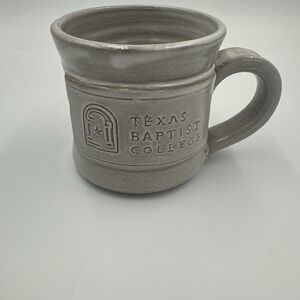 Texas Baptist College Coffee Mug Black Oak Art Pottery Studio Handcrafted 10 oz